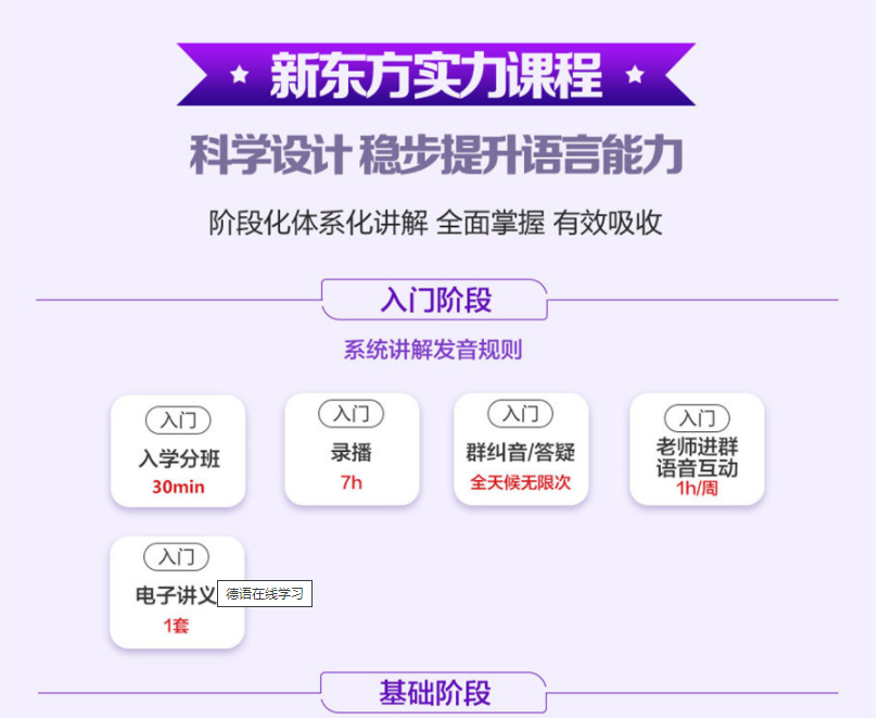 新东方德语培训