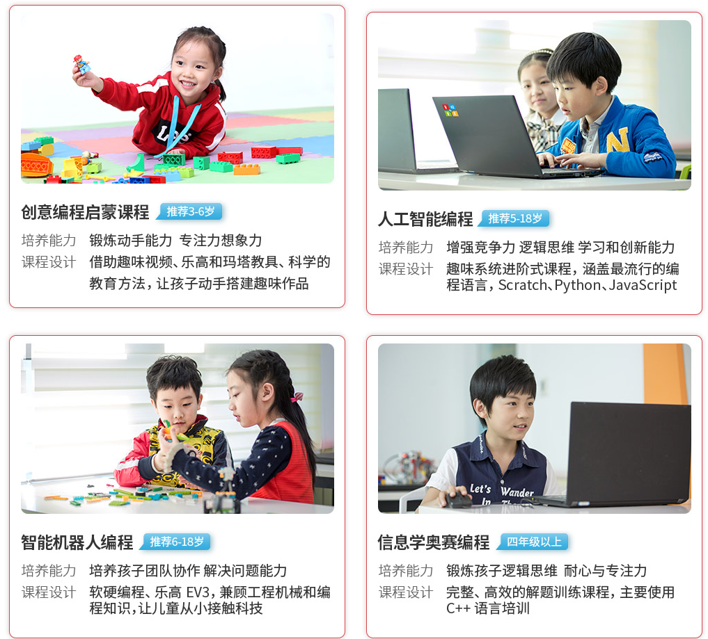 童程童美四大课程体系 童程童美四大课程体系
