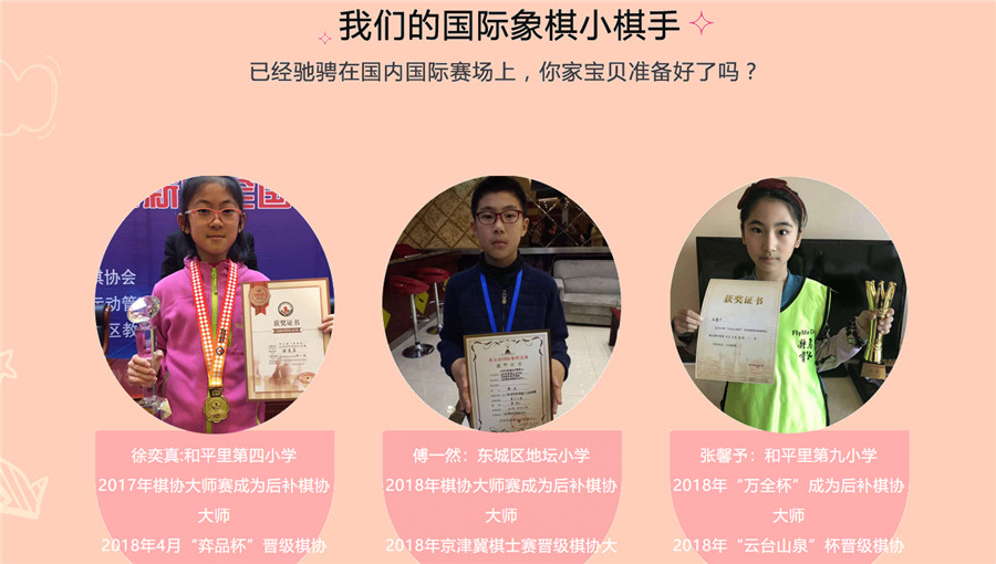 超玥国际象棋优秀棋手