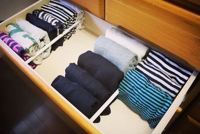 收纳整理好的柜子