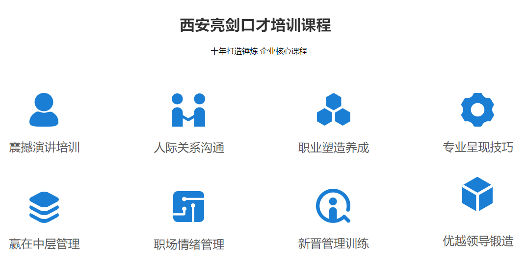 西安十大社交与口才培训学校排名