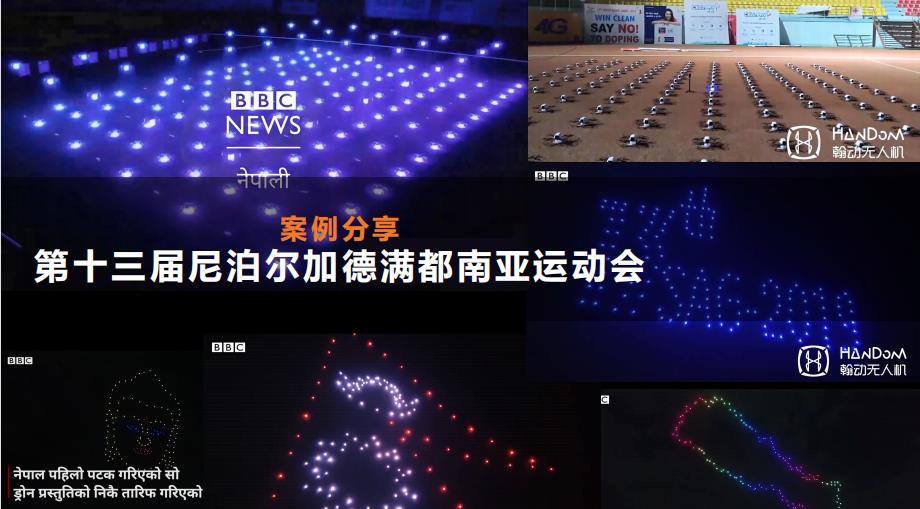 上海无人机编队飞行表演