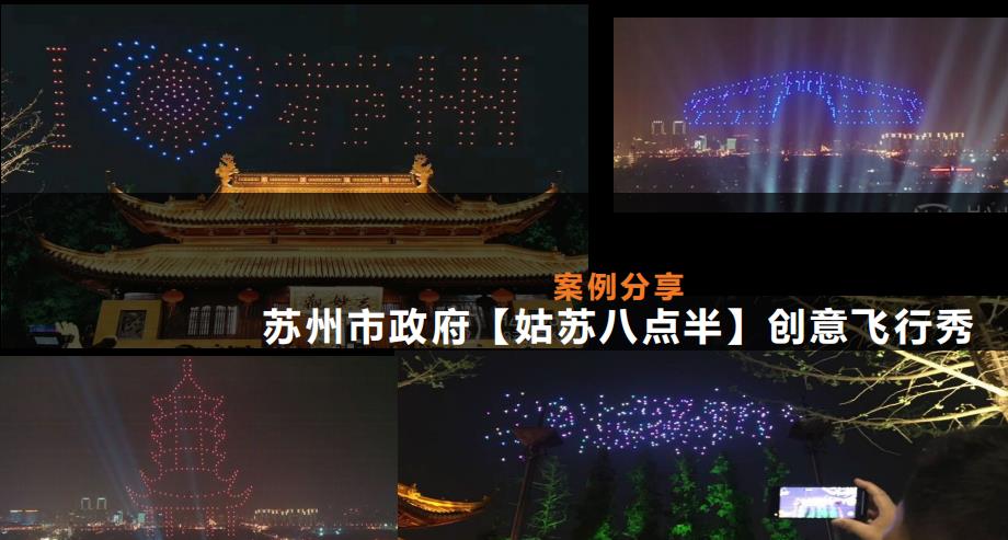 上海无人机编队飞行表演