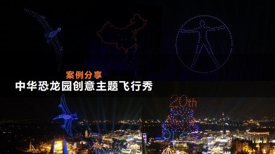 上海无人机编队飞行表演