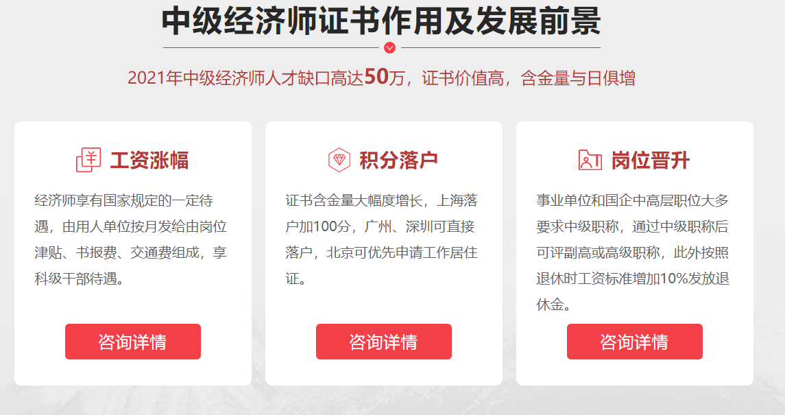 成都十大中级经济师考证培训中心排名