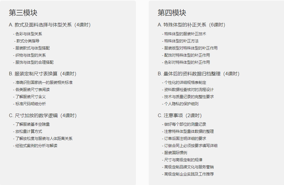 十大服装量体师进修学校排名 十大服装量体师进修学校排名