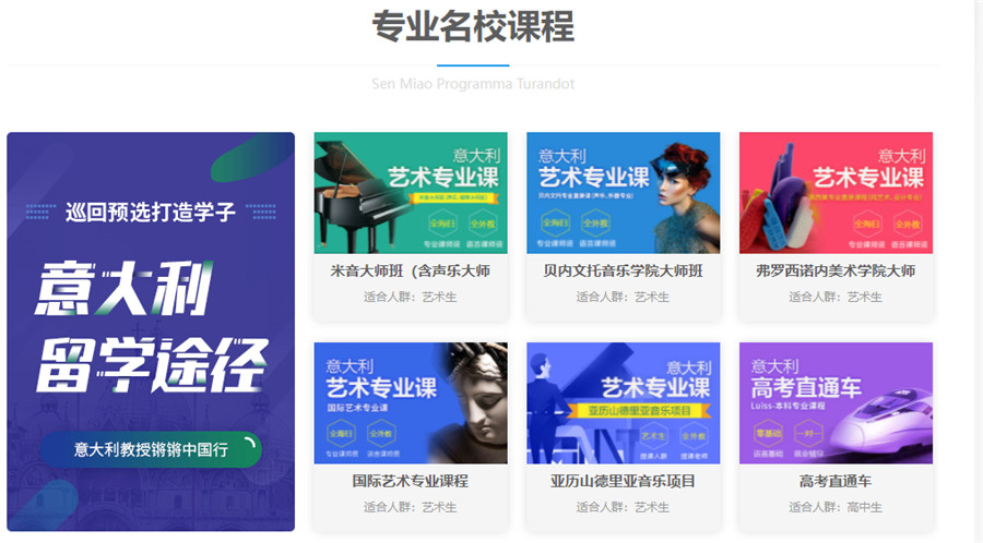 国内十大意大利艺术留学作品机集培训机构排名 国内十大意大利艺术留学作品机集培训机构排名