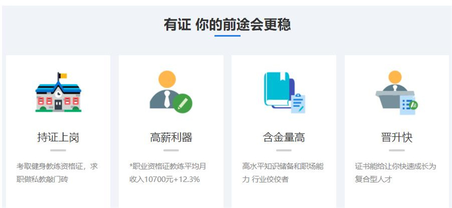 天津十大健身教练考证中心排名