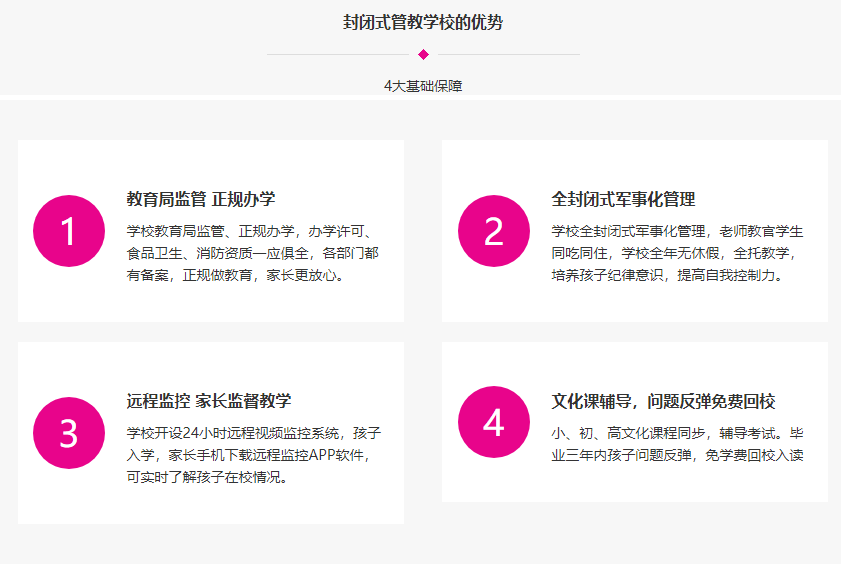 南京十佳叛逆少年军事化特训学校