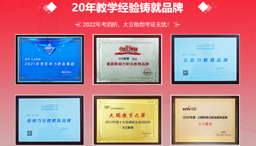 2022注册消防师考证培训机构十大排名