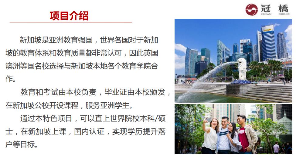 新加坡直录世界高校本科2022招生简章