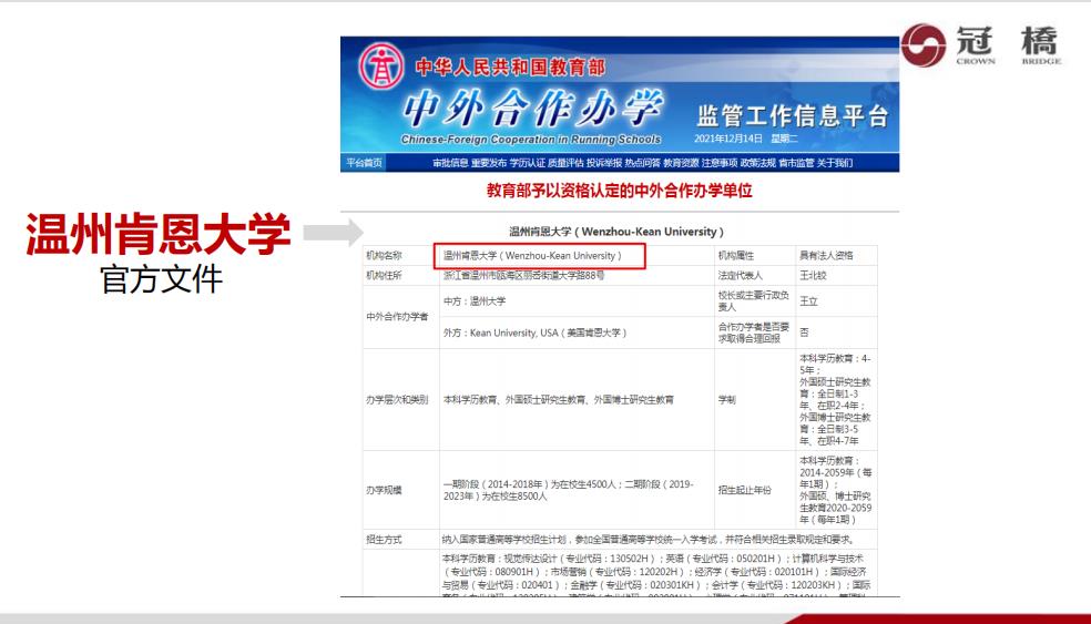 温州肯恩大学国内4+0国际本科生招生一览 温州肯恩大学国内4+0国际本科生招生一览