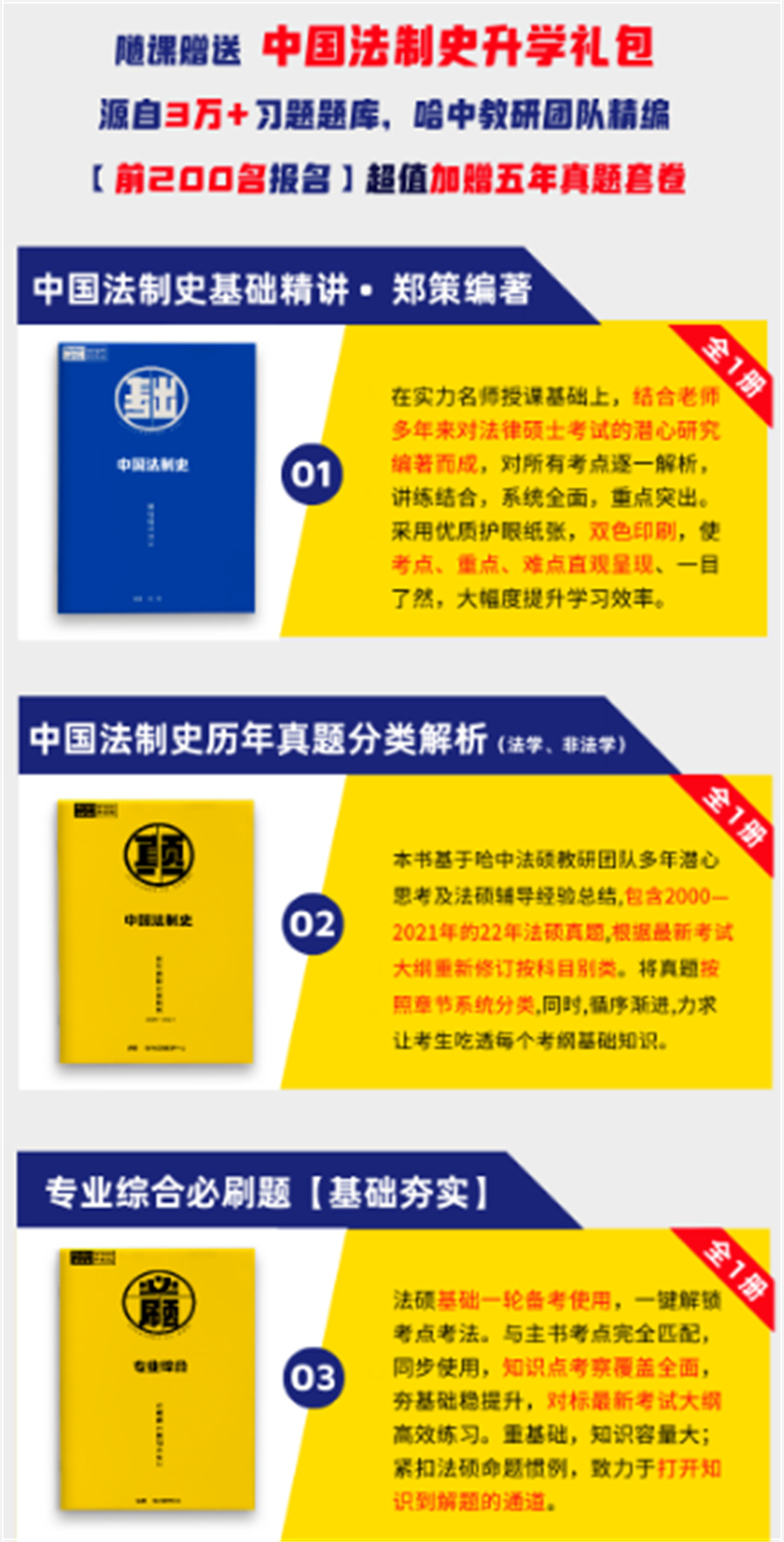 2022法硕中国法制史基础精讲课程培训排名一览
