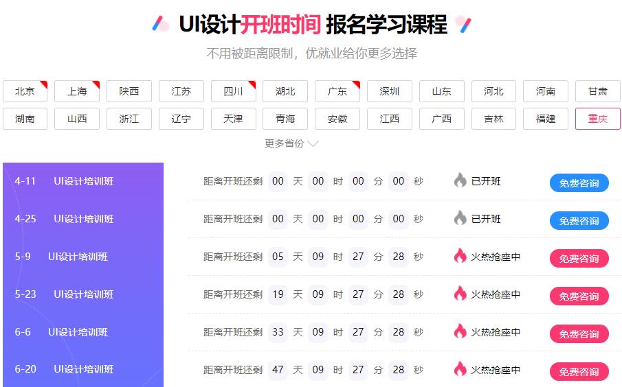 重庆十大UI设计培训机构排名一览推荐 重庆十大UI设计培训机构排名一览推荐