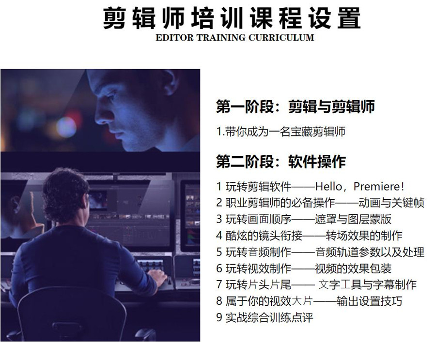 十大国内视频剪辑师培训学校排名一览名单