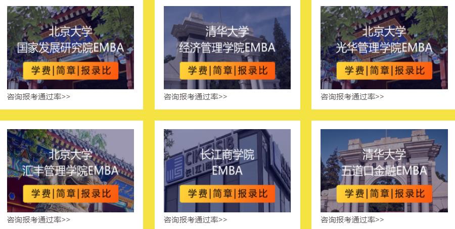 国内十强EMBA培训机构排名名单一览公布