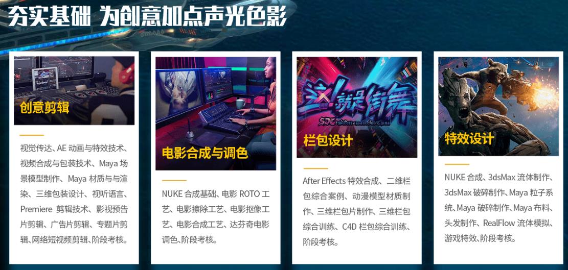 十大国内正规影视后期制作培训班排名出炉 十大国内正规影视后期制作培训班排名出炉