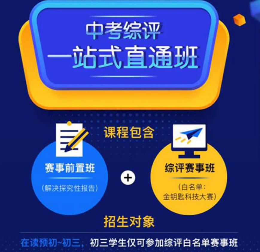 上海三大金钥匙科技大赛中考综评赛事辅导班排名更新