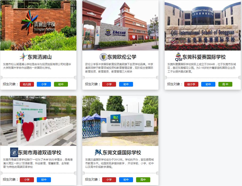 广东省内国际学校入学专业指导机构top更新表单