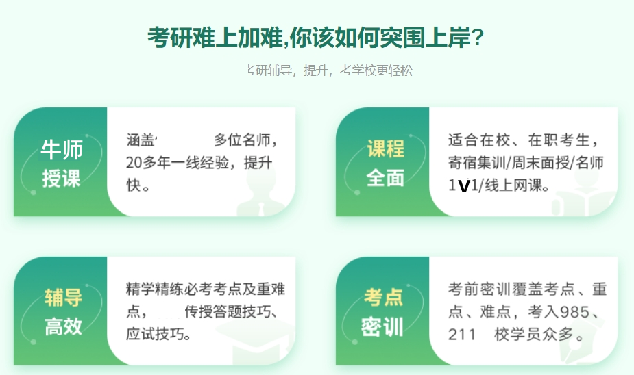 国内十大正规考研全年集训营排名名单-针对25届研究生备考