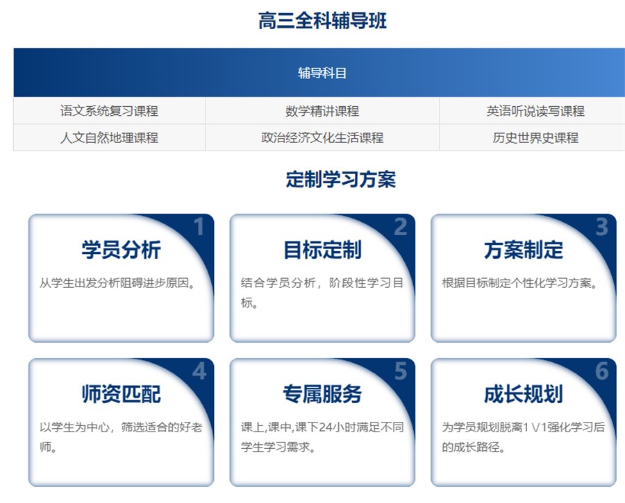 南宁高三全日制全托集训机构排名前十名