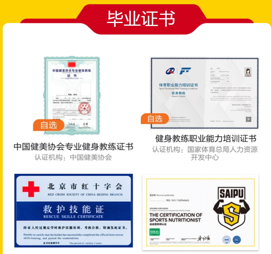 S1私人健身教练基础认证培训机构