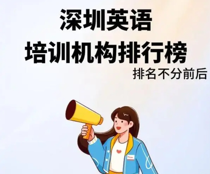 性价比巨高的深圳英语培训机构实力排名top5