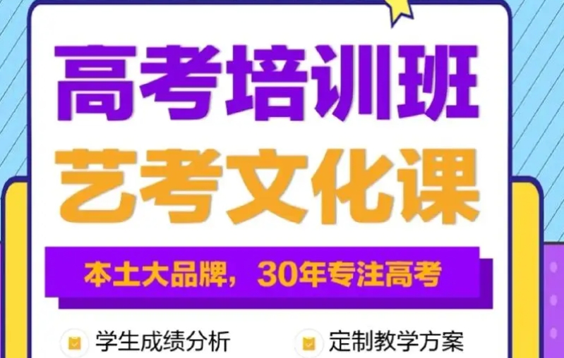 艺考文化课集训辅导