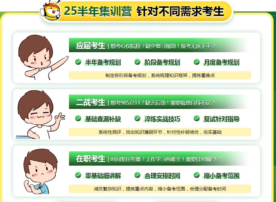 天津半年考研集训营