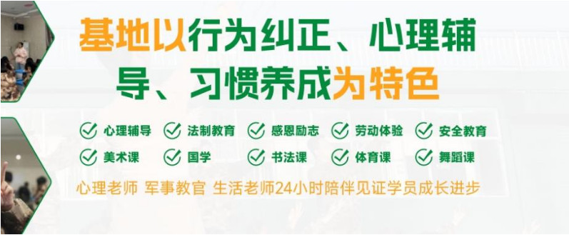 广东排名前十封闭式戒网瘾叛逆营地名单