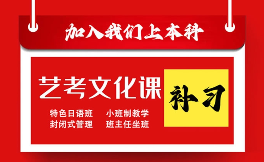 艺考文化课辅导冲刺班