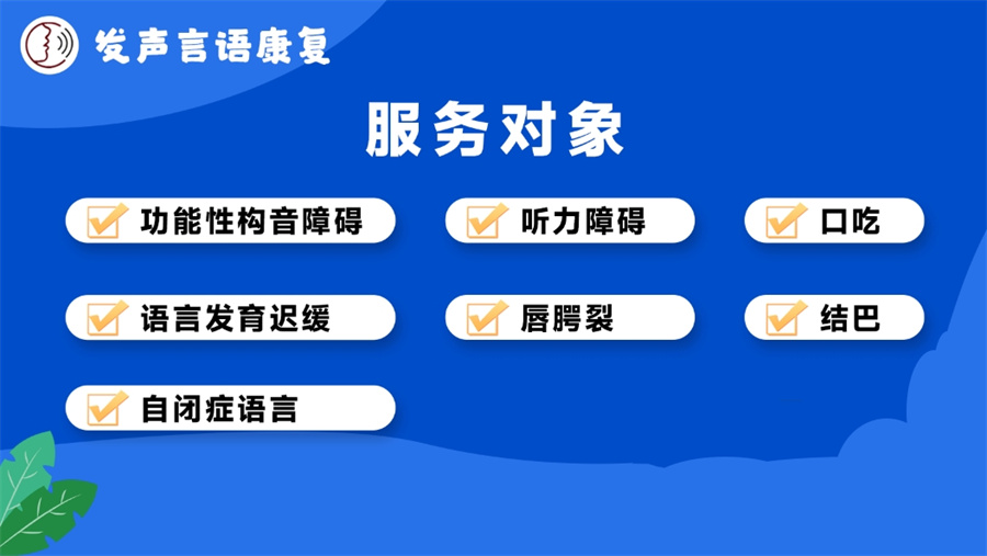 儿童言语矫正机构 儿童言语矫正机构