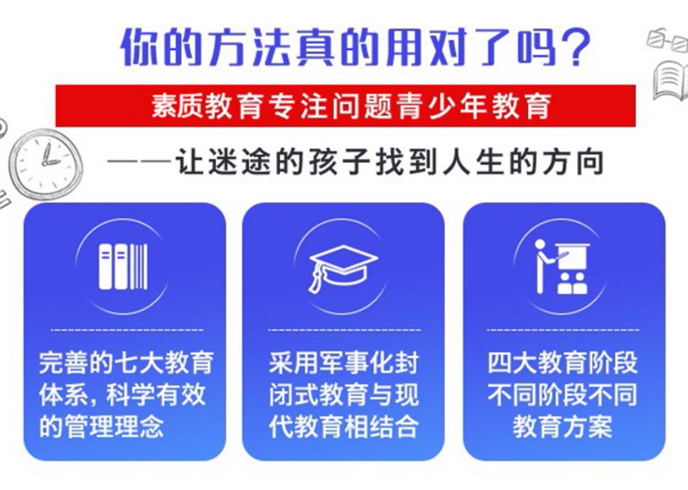 国内十大孩子叛逆封闭军事化学校排行榜一览名单