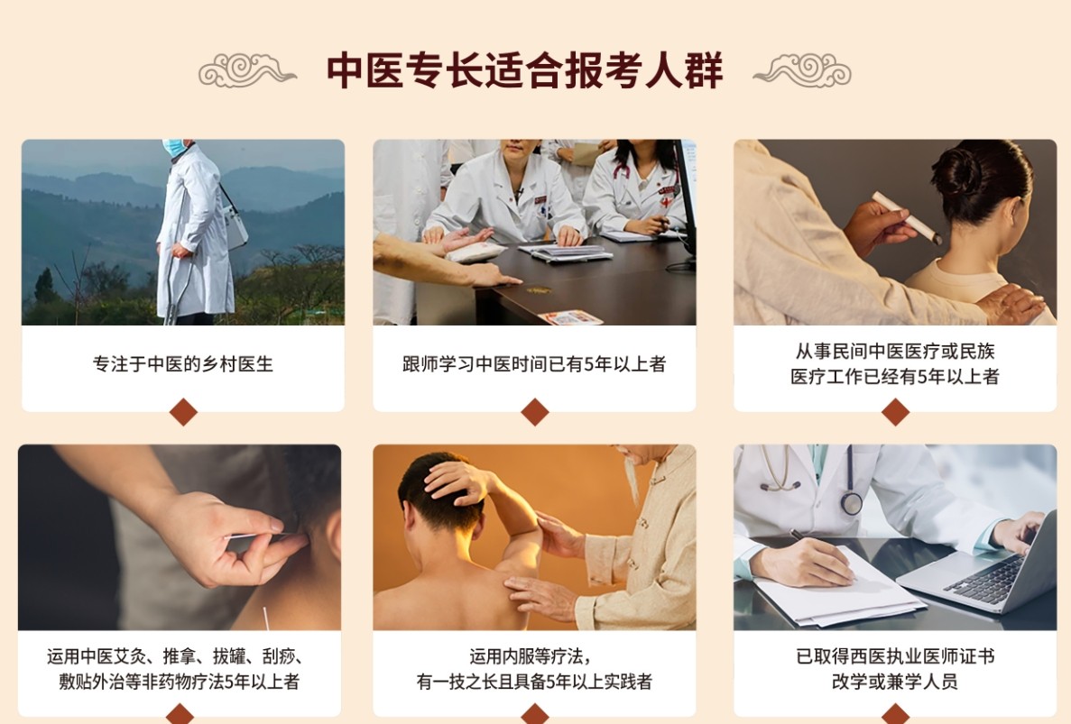 中医专长招生对象