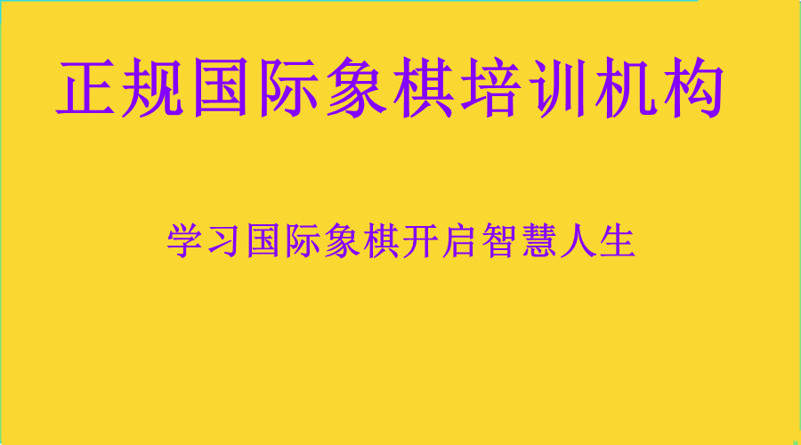 国际象棋培训班有哪些？