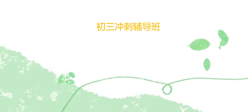 中考全托冲刺班 中考全托冲刺班