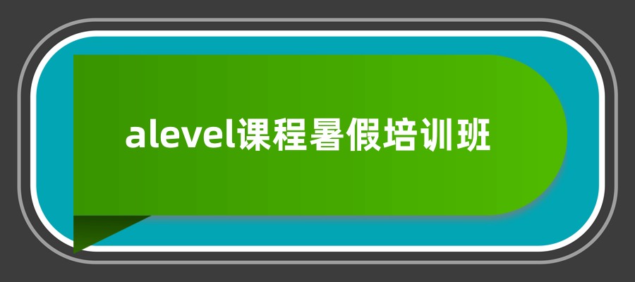 alevel课程暑假培训班