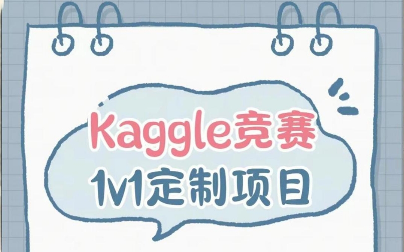 Kaggle竞赛辅导机构