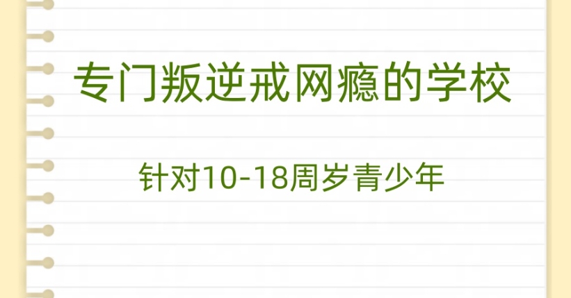 温州戒网瘾教育机构 温州戒网瘾教育机构