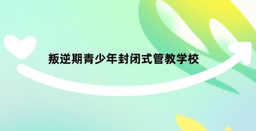 解决叛逆孩子的地方