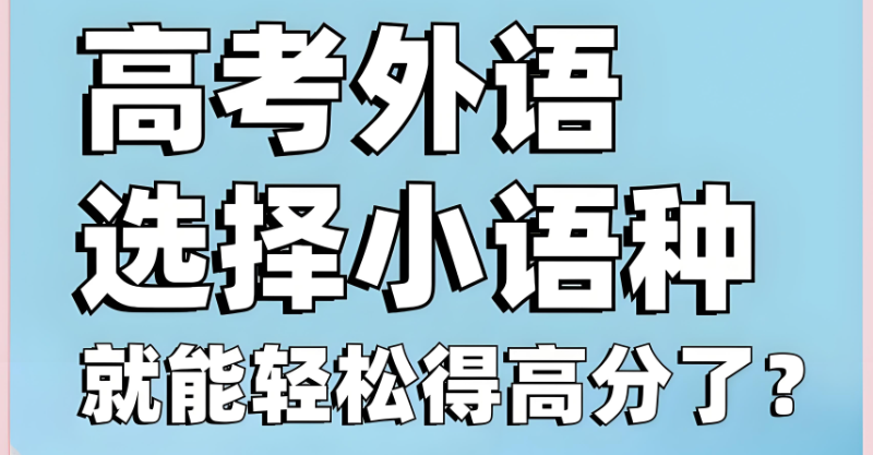 高考小语种 高考小语种