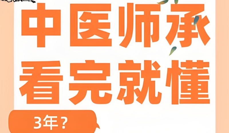 中医师承培训 中医师承培训