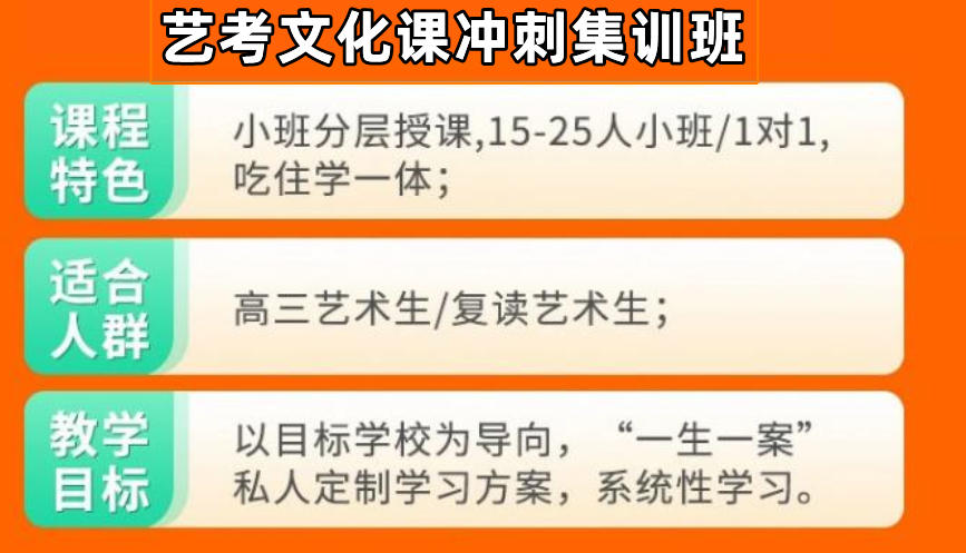 天津高三艺考文化课 天津高三艺考文化课