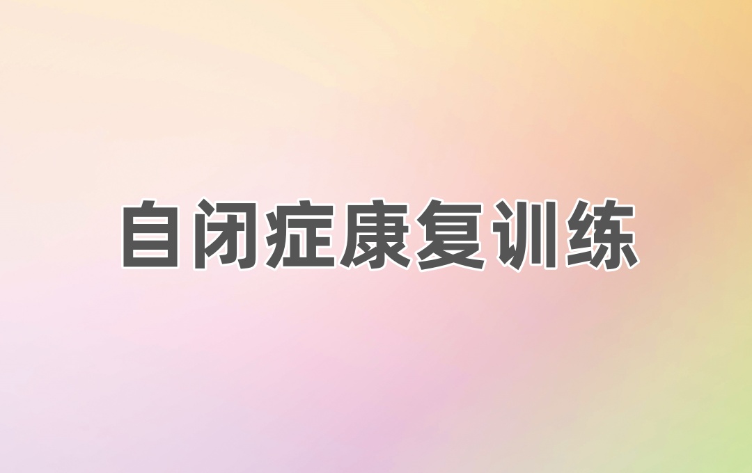 西安自闭症康复训练机构