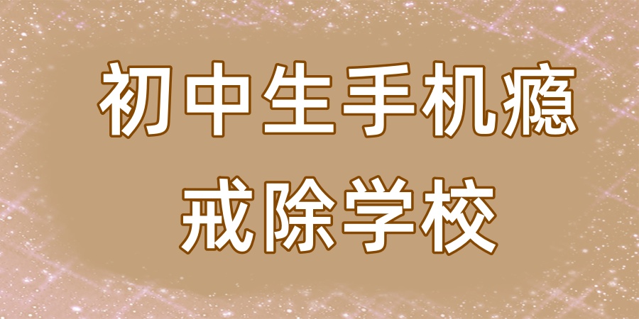 初中生手机瘾戒除学校 初中生手机瘾戒除学校