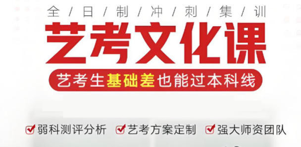 北京艺考文化课冲刺集训班