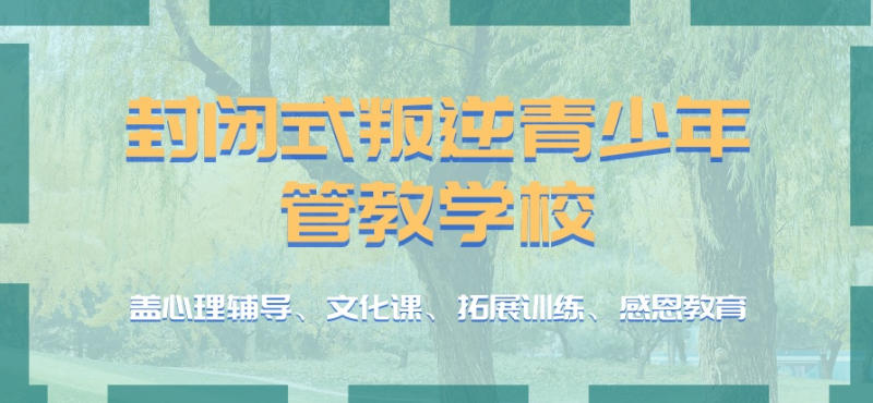 封闭式网瘾戒除学校