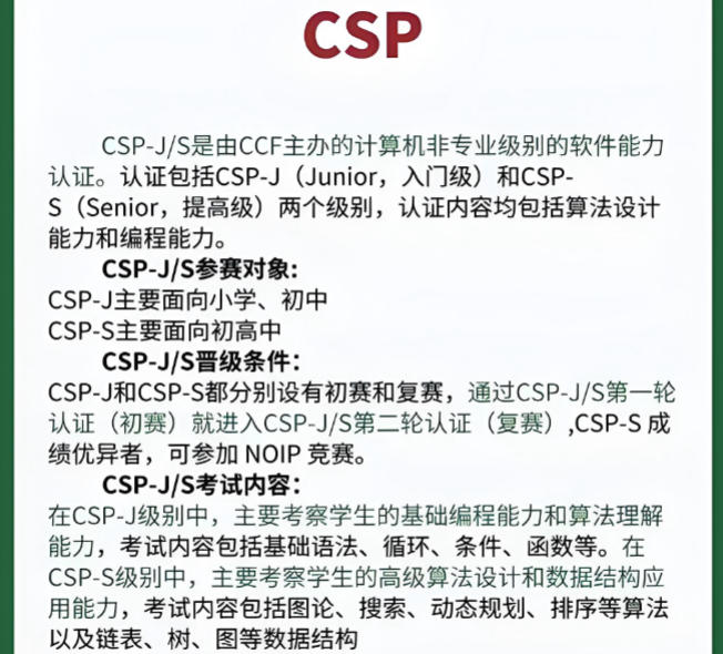南京五大信息学奥赛csp-j/s编程培训机构名单公布
