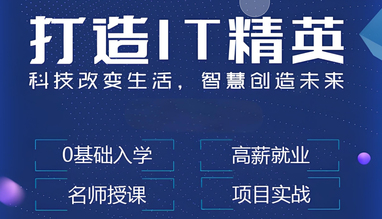 IT培训机构，IT技能学习，编程语言学习，IT细分领域
