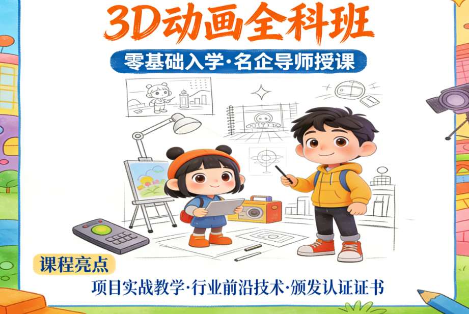 动画制作培训机构，动画人物设计，动画制作技巧，动画设计